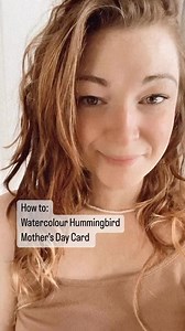 How to: Watercolour Hummingbird Mother’s Day Card 1. Download my Hummingbird worksheet (link in my stories), to trace your hummingbird … or draw your own ;) 2. Paint in the head, beak, and part of the chest. 3. With a different colour, paint in the back and the tail feathers. 4. Add a darker shade of the first colour onto the top of the back and parts of the tail feathers. 5. Choose a different colour to paint the rings in. Let the colour run into the top of the back a little. 6. Repeat on the o