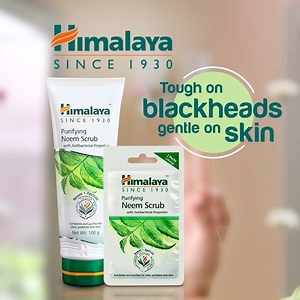 With Himalaya Purifying Neem Scrub gently scrub away blackheads and impurities to reveal blackheads-free and clear skin! #ToughButGentle | Himalaya FaceCare | Facebook