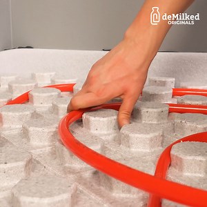 Fast floor heating installation | DeMilked