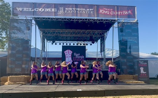 7.1K views · 79 reactions | Putting a new dance on stage at #KingCountyFair  #CCA | Boot Boogie Babes | Facebook
