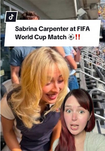 Sabrina Carpenter at FIFA World Cup Match — Photos & Highlights
