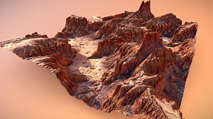 Canyon Terrain - Buy Royalty Free 3D model by taber.noble