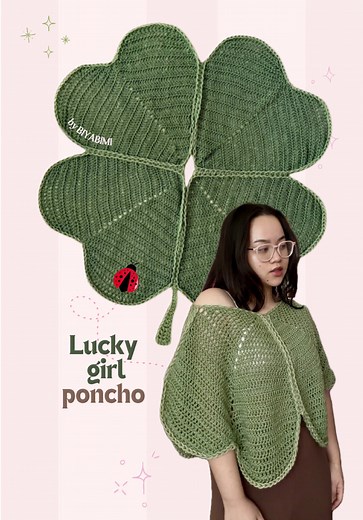Lucky Girl Crochet Poncho Pattern & Tutorial