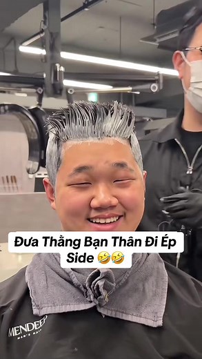 Đưa Thằng Bạn Thân Đi Ép Side Tóc Nam