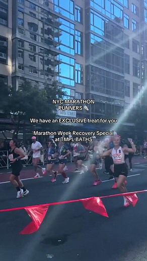 ✨This is the recovery you deserve✨ This week at TMPL Baths recieve 50% day pass when you present your 2025 NYC marathon medal! Ice baths, eucalyptus steam room, Himalayan salt sauna, infrared sauna, hot tub and the most luxurious recovery space is waiting for you✨ #nyc #nycmarathon2025 #nycmarathon #nycfitness #runclub