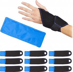 10x hot cold pack met brace - koud warmte kompres - koelkussen - hot pack - gel | bol