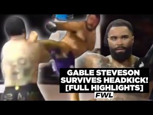 GABLE STEVENSON SURVIVES HEADKICK; WINS THIRD IN A ROW! [FULL HIGHLIGHTS]