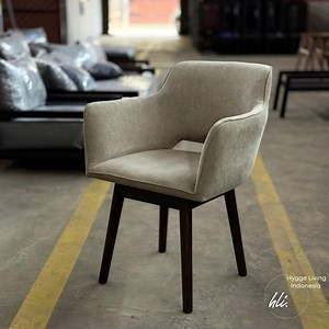 Scandinavian Accent Armchair – 60x60x86 Cm | Solid Wood Legs - Etsy UK