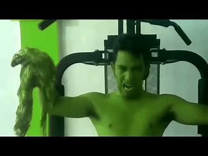 Hulk Shirt Ripping transformation with fitness