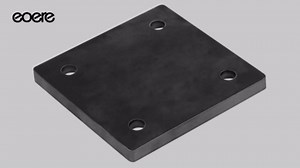 2 PCS 6" x 6" Steel Plate, Square Metal Base Sheet, 5/16" Thickness, Hot Rolled