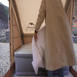 5.7K views · 289 reactions | [220] Cozy solo camping in a cabin-like air tent. - sunrise climb - Vlog - Relaxing - ASMR | Camping Aliza OnAir | Facebook