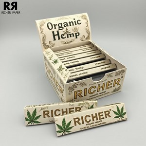 [Hot Item] Gold Ultra Thin Natural Arabic Gum Cigarette Rolling Paper