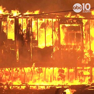 Overnight, the Caldor Fire burned thousands of acres in El Dorado County. The post office, several surrounding buildings, the fire department, and the elementary school are just some of the structures that are confirmed to have burned down. | ABC10