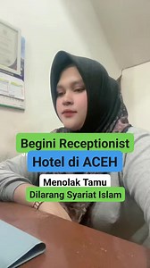 9.9K views · 10K reactions |  Tegas dan Keren malayani modus Tamu Hotel Mau Chek In yang Pasangan Non-Halal. "Nikah Aja Dulu" Katanya. #fyp #viral #aceh #trendingtopik #syariatislam | Timenyala ID | Facebook