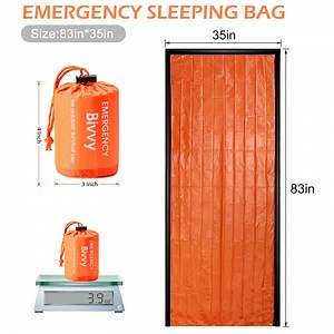 [Hot Item] Outdoor Survival & First Aid Rescue Insulation Sack Waterproof Thermal PE Emergency Sleeping Bag