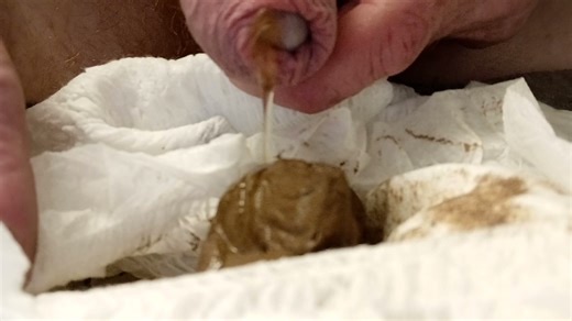 Enjoying my Poopy Diaper