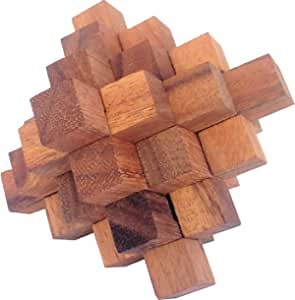 Logica Puzzles Art. Halley's Comet - 3D Wooden Brain Teaser - Difficulty 4/6 Extreme - Star Adventures Series