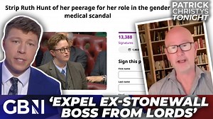 Thousands demand ex-Stonewall boss Ruth Hunt is EXPELLED from Lords over puberty blockers scandal | GB News