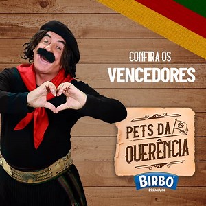 11 reactions | Chê, hoje é o dia do Gaúcho! ❤ E não há data melhor para revelarmos os vencedores da nossa campanha Pets da Querência, feita em parceria com o Guri de Uruguaiana Foi uma escolha difícil, afinal tivemos muitos competidores baguais. Parabéns aos vencedores . Agradecemos a todos os participantes e desejamos um feliz 20 de setembro para todos! | Birbo Premium | Facebook
