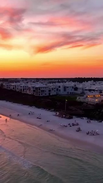 Golden hour at Alys Beach. #alysbeach #architecture #sunset | Alys Beach