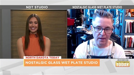Shane Balkowitsch - Nostalgic Glass Wet Plate Studio joined us to share about his historic photography! | North Dakota Today | Facebook