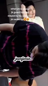 #When. jimin is asleep jk.guard him and stayed by his side.until jimin woke up #reelsfypシ #freelsvideo #highlights | Margie Luna