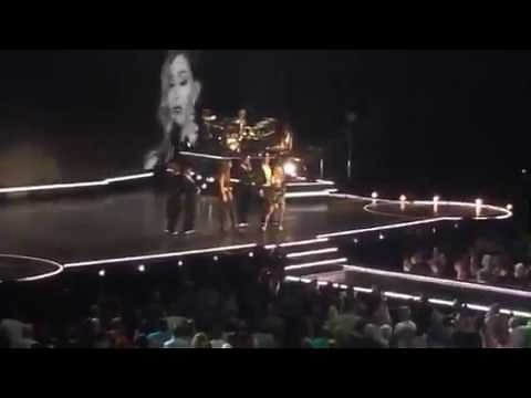 Madonna pulls Josephine Georgiou top down Brisbane Concert