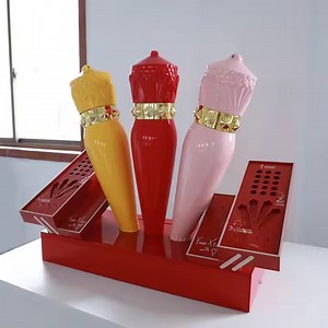 [Hot Item] Custom Luxury Brand Makeup Beauty Salon Booth Display Acrylic Stand Display Market Store Cosmetics Stand