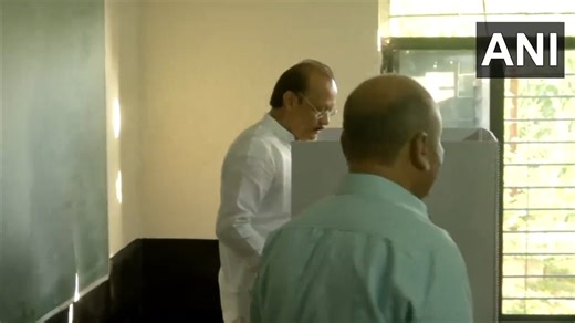 Maharashtra Deputy CM Ajit Pawar, his mother Asha Pawar, and his wife-NCP candidate from Baramati Lok Sabha Constituency Sunetra Pawar cast their votes at a polling booth in the constituency, earlier this morning. NCP-SCP leader Supriya Sule is the sitting MP and the party candidate from the constituency. #LokSabhaElections2024 #AjitPawar #Phase3Elections #News VC - ANI | TIMES NOW