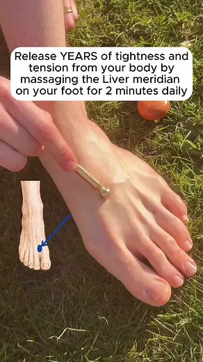 Liver 3 Acupressure for Stress Relief on Your Foot