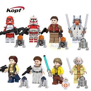 [Hot Item] Custom Minifigures Star Wars Luke Leia Commander Mini Building Blocks Figures Toys (TV6110)