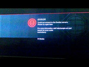 fixing the marionberry error code on destiny