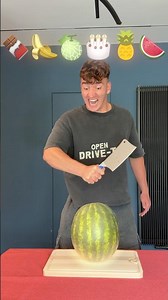 Can I CUT it EVENLY Challenge🔪🍉
