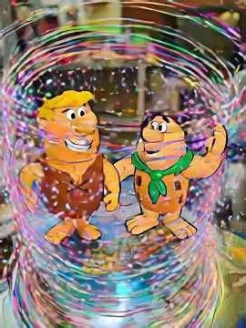 the Flintstones figures - Fred and Barney the Flintstones #theflintstones #cartoonnetwork #90s #80s