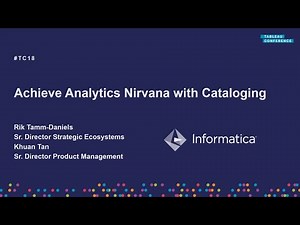 Informatica | Achieve analytics nirvana with cataloging