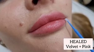 Healed lips permanent makeup Color - Velvet+ pink. Lūpų ilgalaikis makiažas sugijus Spalva - Velvet+ pink. Meistrė Rita Romo www.balticbrows.com www.shopbalticbrows.com Www.balticbrows.lt | Baltic Brows | Facebook