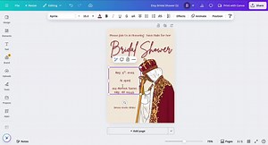 Ethiopian Bridal Shower Invitation Template - Etsy UK