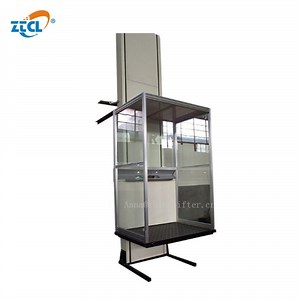 [Hot Item] CE Small Home Vertical Stair Wheelchair Disabled Lift Hydraulic Elevator Lift Passenger for Handicap Disabled