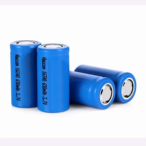 [Hot Item] 16340 650mAh 3.7V Cylinder Lithium Ion Battery 3.7V Icr 16340 Li-ion Rechargeable Battery