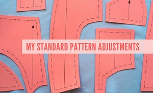 My Standard Pattern Adjustments - Petite Font