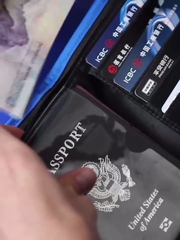 Neck Wallet Travel Pouch RFID Blocking Passport Holder Slim Passport Bag for Men/Women, Hidden Pouch for Cash, Credit Cards Waterproof Travel Wallet. E-D (Green)