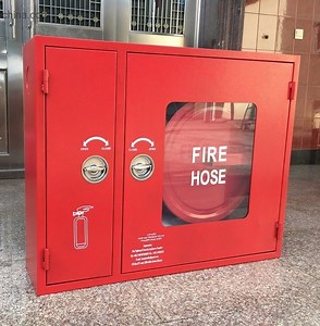 [Hot Item] Red Pwder Coating Double Door Fire Hose Reel Cabinet