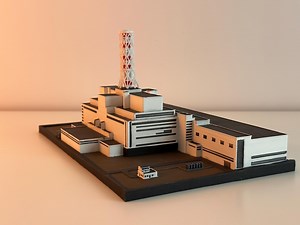 Chernobyl Power Plant Model – 3rd and 4th Reactor Units Before the Accident. Hand-painted Realistic Collectible Diorama - Etsy