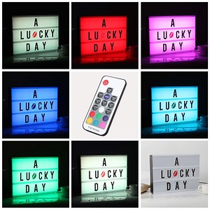 [Hot Item] Colorful LED Cinema Light Box