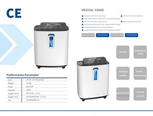 [Hot Item] 3L Adjustable Oxygen Concentrator with Nebulizer and Remote Control Medical Grade Treatment