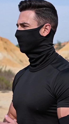 Ear-Loop Sun Protection Face Shield for UV Defense