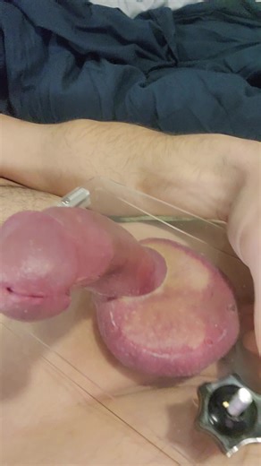 Sub presses his balls