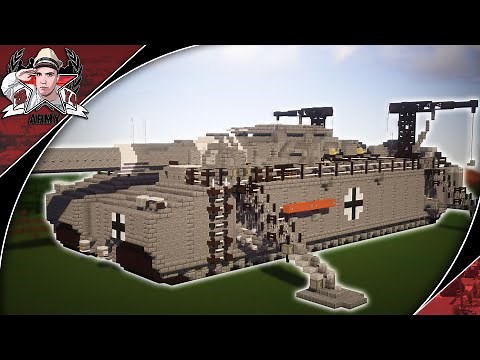 Minecraft: WW2 P.1500 "Monster" | Super-Heavy Tank Tutorial