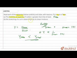 Read each of the statement below carefully and state, with reasons, if it is true or false. (a) ...