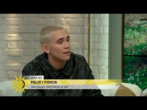 Felix Sandman om tv-succén:"Jag var nervös inför hur folk skulle se på mig" - Nyhetsmorgon (TV4)